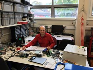 Dr Ed Daw , reader in gravitational waves and dark matter physics , at his lab at the University of Sheffield , UK. He was interviewed for his post doctorate studies at the Massachusetts Institute of Technology by Rainer Weiss, one of the recipients of the physics Nobel this year.(Sourced) Dr Ed Daw , reader in gravitational waves and dark matter physics , at his lab at the University of Sheffield , UK. He was interviewed for his post doctorate studies at the Massachusetts Institute of Technology by Rainer Weiss, one of the recipients of the physics Nobel this year.(Sourced)