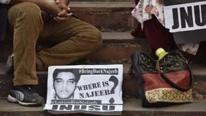 Najeeb Ahmed had gone missing from JNU hostel on October 15, 2016.(Sanjeev Verma/HT File Photo)