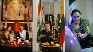 Ambassadors from Mexico, Lithuania, and the high commissioner from Canada share with us their Diwali memories.(Raajessh Kashyap) Ambassadors from Mexico, Lithuania, and the high commissioner from Canada share with us their Diwali memories.(Raajessh Kashyap)