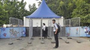 The turnout for ticket refunds in Guwahati was quite low after the FIFA U-17 World Cup semifinal was shifted to Kolkata.(UB Photos?HT) The turnout for ticket refunds in Guwahati was quite low after the FIFA U-17 World Cup semifinal was shifted to Kolkata.(UB Photos?HT)