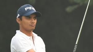 Ajeetesh Sandhu took the lead on the opening day of the Panasonic Open golf tournament ahead of Shiv Kapur.(Arep Kulal / Asian Tour) Ajeetesh Sandhu took the lead on the opening day of the Panasonic Open golf tournament ahead of Shiv Kapur.(Arep Kulal / Asian Tour)