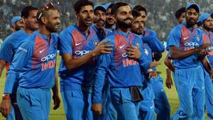 Indian cricket players may soon start travelling in business class instead of economy during their tours.(AFP) Indian cricket players may soon start travelling in business class instead of economy during their tours.(AFP)
