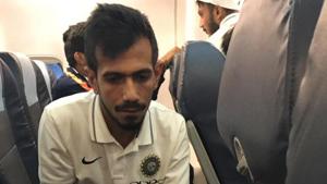 Yuzvendra Chahal and Ish Sodhi were engaged in a chess battle on the flight as the Indian cricket team and New Zealand cricket team travelled to Thiruvananthpuram for the deciding Twenty20 International.(Ish Sodhi Twitter) Yuzvendra Chahal and Ish Sodhi were engaged in a chess battle on the flight as the Indian cricket team and New Zealand cricket team travelled to Thiruvananthpuram for the deciding Twenty20 International.(Ish Sodhi Twitter)