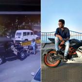 Sahil Batav said when he asked the driver of the vehicle to pull back he abused him and even tried to run over him a couple of times.(Facebook/Screengrab) Sahil Batav said when he asked the driver of the vehicle to pull back he abused him and even tried to run over him a couple of times.(Facebook/Screengrab)