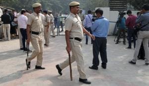 Policemen outside a juvenile court where the CBI produced on Wednesday a 16-year-old boy in connection with the murder of an eight-year-old student of Ryan International School, in Gurgaon on Wednesday.(Parveen Kumar/HT photo) Policemen outside a juvenile court where the CBI produced on Wednesday a 16-year-old boy in connection with the murder of an eight-year-old student of Ryan International School, in Gurgaon on Wednesday.(Parveen Kumar/HT photo)