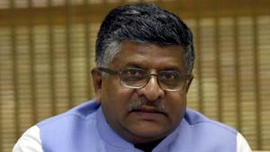 Ravi Shankar Prasad, Union minister for law and justice and information technology.(Sonu Mehta/HT PHOTO) Ravi Shankar Prasad, Union minister for law and justice and information technology.(Sonu Mehta/HT PHOTO)