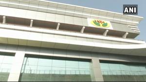 Jaya TV also reported the searches by tax sleuths in its premises and at Jazz cinemas.(ANI/Twitter) Jaya TV also reported the searches by tax sleuths in its premises and at Jazz cinemas.(ANI/Twitter)