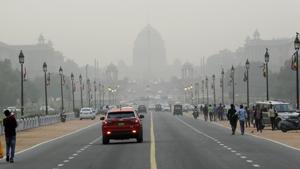 Raisina hills is seen enveloped in a thick blanket of smog in New Delhi. As air pollution peaked this week in Delhi, it rose to more than 30 times the World Health Organization's recommended safe level.(AP Photo) Raisina hills is seen enveloped in a thick blanket of smog in New Delhi. As air pollution peaked this week in Delhi, it rose to more than 30 times the World Health Organization's recommended safe level.(AP Photo)