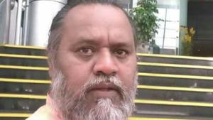 Mahant Mohan Das, a top leader of Akhil Bharatiya Akhara Parishad.(HT File) Mahant Mohan Das, a top leader of Akhil Bharatiya Akhara Parishad.(HT File)