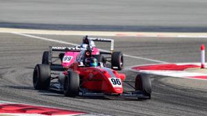 Felipe Drugovich benefitted from race leader Rinus van Kalmthout’s retirement to win at the MRF Challenge 2017.(MRF) Felipe Drugovich benefitted from race leader Rinus van Kalmthout’s retirement to win at the MRF Challenge 2017.(MRF)