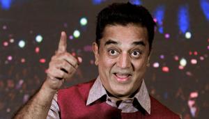 Tamil actor Kamal Haasan at a press conference to announce the launch of an app in Chennai on November 7.(PTI) Tamil actor Kamal Haasan at a press conference to announce the launch of an app in Chennai on November 7.(PTI)