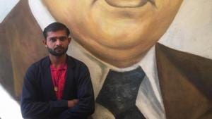 Ramesh Sarvaiya, one of the victims of the Una flogging, can now quote BR Ambedkar’s works and wants to carry forward the Dalit icon’s legacy by working on ending caste discrimination.(HT Photo) Ramesh Sarvaiya, one of the victims of the Una flogging, can now quote BR Ambedkar’s works and wants to carry forward the Dalit icon’s legacy by working on ending caste discrimination.(HT Photo)