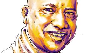 Uttar Pradesh chief minster Yogi Adityanath.(Illustration: Animesh Debnath) Uttar Pradesh chief minster Yogi Adityanath.(Illustration: Animesh Debnath)