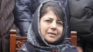 File photo of Jammu and Kashmir chief minister Mehbooba Mufti.(PTI Photo) File photo of Jammu and Kashmir chief minister Mehbooba Mufti.(PTI Photo)