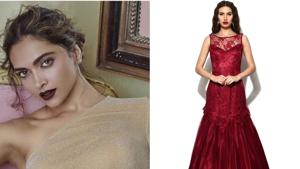 Deepika Padukone sports wine-coloured lips for an ad campaign. A model in a wine-coloured gown.(instagram.com/deepikapadukone, Seema Kashyap) Deepika Padukone sports wine-coloured lips for an ad campaign. A model in a wine-coloured gown.(instagram.com/deepikapadukone, Seema Kashyap)