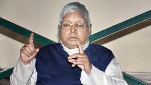Rashtriya Janata Dal chief Lalu Prasad(PTI Photo)
