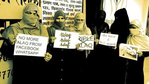 Muslim women celebrate after the Supreme Court on August 22 struck down the Islamic divorce practice of instant triple talaq as unconstitutional.(HT file photo) Muslim women celebrate after the Supreme Court on August 22 struck down the Islamic divorce practice of instant triple talaq as unconstitutional.(HT file photo)