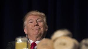 US President Donald Trump at the National Prayer Breakfast, Washington (File Photo)(NYT) US President Donald Trump at the National Prayer Breakfast, Washington (File Photo)(NYT)