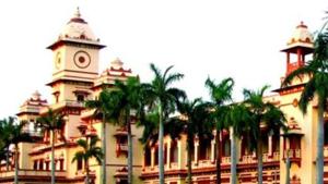 A file photo of the Banaras Hindu University. A professor said political parties were part of the MA first-year syllabus (Picture credit: IIT-BHU official website) A file photo of the Banaras Hindu University. A professor said political parties were part of the MA first-year syllabus (Picture credit: IIT-BHU official website)
