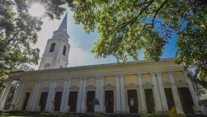 Serampore, near Kolkata, was a Danish outpost for 90 years (1755-1845). The 210-year-old Lutheran St Olav Church’s restoration was completed in 2015. The project won the Unesco Heritage Award of Distinction in 2016.(Burhaan Kinu / HT Photo) Serampore, near Kolkata, was a Danish outpost for 90 years (1755-1845). The 210-year-old Lutheran St Olav Church’s restoration was completed in 2015. The project won the Unesco Heritage Award of Distinction in 2016.(Burhaan Kinu / HT Photo)