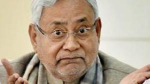 Bihar chief minister Nitish Kumar addresses a press conference at his official residence in Patna.(PTI File Photo) Bihar chief minister Nitish Kumar addresses a press conference at his official residence in Patna.(PTI File Photo)
