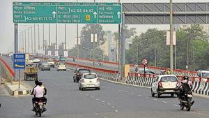 The overhead corridor was opened to the public in June to reduce vehicular congestion.(Virendra Singh Goasain/HT File Photo) The overhead corridor was opened to the public in June to reduce vehicular congestion.(Virendra Singh Goasain/HT File Photo)