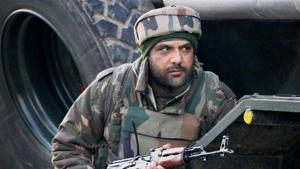 A soldier takes position during a recent encounter between militants and security forces in north Kashmir's Sopore town.(PTI File) A soldier takes position during a recent encounter between militants and security forces in north Kashmir's Sopore town.(PTI File)