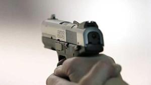 While police have confiscated the rifle, labourers snatched a pistol from the duo. They are yet to hand it over to the police.(Pic for representational purposes only) While police have confiscated the rifle, labourers snatched a pistol from the duo. They are yet to hand it over to the police.(Pic for representational purposes only)