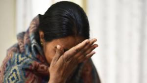 Mother of December 16 gang rape victim breaks down during an interaction with Hindustan Times at her residence on Tuesday.(Vipin Kumar/HT Photo) Mother of December 16 gang rape victim breaks down during an interaction with Hindustan Times at her residence on Tuesday.(Vipin Kumar/HT Photo)