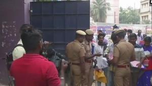 Scene at a polling booth in RK Nagar constituency.(ANI) Scene at a polling booth in RK Nagar constituency.(ANI)