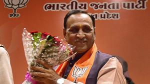 Vijay Rupani will be sworn in as the new chief minister of Gujarat on Tuesday.(PTI) Vijay Rupani will be sworn in as the new chief minister of Gujarat on Tuesday.(PTI)