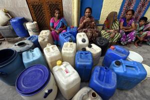 In 2015, about 377 million Indians lived in urban areas and by 2030, the urban population is expected to rise to 590 million. Already, according to the National Sample Survey, only 47% of urban households have individual water connections and about 40% to 50% of water is reportedly lost in distribution system due to various reasons.(Sonu Mehta/HT PHOTO) In 2015, about 377 million Indians lived in urban areas and by 2030, the urban population is expected to rise to 590 million. Already, according to the National Sample Survey, only 47% of urban households have individual water connections and about 40% to 50% of water is reportedly lost in distribution system due to various reasons.(Sonu Mehta/HT PHOTO)