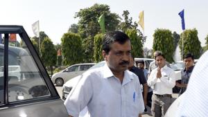 The AAP’s outreach team has sought donation from people over the ‘snub’ that chief minister Arvind Kejriwal got in the inauguration of a Metro line and the on-going standoff with Delhi lieutenant governor, Anil Baijal, over its government’s doorstep delivery scheme.(Sonu Mehta/HT PHOTO) The AAP’s outreach team has sought donation from people over the ‘snub’ that chief minister Arvind Kejriwal got in the inauguration of a Metro line and the on-going standoff with Delhi lieutenant governor, Anil Baijal, over its government’s doorstep delivery scheme.(Sonu Mehta/HT PHOTO)