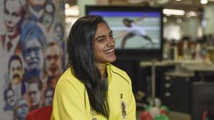 PV Sindhu is eyeing a No.1 ranking in 2018 and is not disappointed with the losses in the Superseries and world championships.(Burhaan Kinu/HT PHOTO) PV Sindhu is eyeing a No.1 ranking in 2018 and is not disappointed with the losses in the Superseries and world championships.(Burhaan Kinu/HT PHOTO)