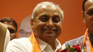 Amid reports of Nitin Patel being miffed, the Congress said the BJP has had a history of sidelining powerful Patidar leaders.(Siddharaj Solanki/HT Photo) Amid reports of Nitin Patel being miffed, the Congress said the BJP has had a history of sidelining powerful Patidar leaders.(Siddharaj Solanki/HT Photo)