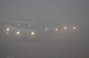 SBS Nagar will remain shut till January 8 due to dense fog in the region. Fog decreases the visibility on roads, leading to road mishaps.(Pardeep Pandit/HT) SBS Nagar will remain shut till January 8 due to dense fog in the region. Fog decreases the visibility on roads, leading to road mishaps.(Pardeep Pandit/HT)