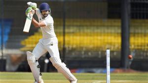 Faiz Fazal guided Vidarbha to their first Ranji Trophy title when they beat Delhi in the final in Indore on Monday.(PTI) Faiz Fazal guided Vidarbha to their first Ranji Trophy title when they beat Delhi in the final in Indore on Monday.(PTI)