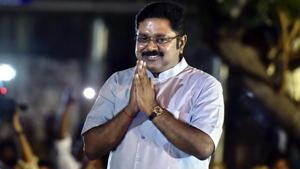 AIADMK on Wednesday discussed its floor strategy for the upcoming assembly session in the wake of sidelined party leader TTV Dhinakaran’s entry into the House.(PTI File Photo) AIADMK on Wednesday discussed its floor strategy for the upcoming assembly session in the wake of sidelined party leader TTV Dhinakaran’s entry into the House.(PTI File Photo)