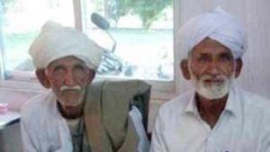 Two of the Pakistani nationals arrested in Barmer.(HT Photo.) Two of the Pakistani nationals arrested in Barmer.(HT Photo.)