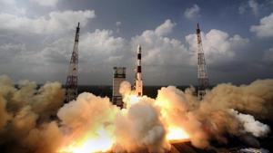 India successfully launched its first mission to Mars on board PSLV C25 from Satish Dhawan Space Centre (ISRO) at Sriharikota in Andhra Pradesh.(PTI File Photo) India successfully launched its first mission to Mars on board PSLV C25 from Satish Dhawan Space Centre (ISRO) at Sriharikota in Andhra Pradesh.(PTI File Photo)