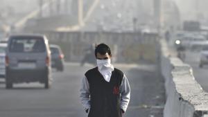 A parliamentary panel found that utilisation of funds earmarked for tackling pollution control by the environment ministry has dropped.(HT PHOTO) A parliamentary panel found that utilisation of funds earmarked for tackling pollution control by the environment ministry has dropped.(HT PHOTO)