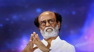 Tamil superstar-turned-politician Rajinikanth.(PTI file) Tamil superstar-turned-politician Rajinikanth.(PTI file)