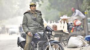 Rahul Kumar, one of the environment marshals who has not been given an ID for his new role.(Raj K Raj/HT PHOTO) Rahul Kumar, one of the environment marshals who has not been given an ID for his new role.(Raj K Raj/HT PHOTO)