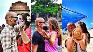 Indo-Ukrainian couple Shyam and Anya are travelling the world in style! (Anya Gapych/Instagram) Indo-Ukrainian couple Shyam and Anya are travelling the world in style! (Anya Gapych/Instagram)