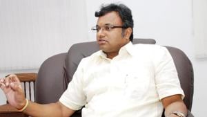 Karti Chidambaram, son of Congress leader P Chidambaram.(File Photo) Karti Chidambaram, son of Congress leader P Chidambaram.(File Photo)