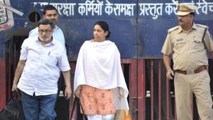 Rajesh Talwar and Nupur Talwar walk free after four years in Dasna jail in Ghaziabad on October 16.(HT File Photo) Rajesh Talwar and Nupur Talwar walk free after four years in Dasna jail in Ghaziabad on October 16.(HT File Photo)