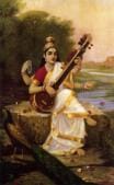 Raja Ravi Varma’s Sarasvati. Raja Ravi Varma’s Sarasvati.