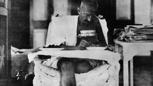 Historians were obsessed with the spilling of blood. Gandhi however believed that throughout history, non-violence had played a more active role in shaping human affairs than violence.(Getty Images) Historians were obsessed with the spilling of blood. Gandhi however believed that throughout history, non-violence had played a more active role in shaping human affairs than violence.(Getty Images)