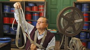 The 111-year-old Aurora Film Corporation Pvt Ltd is located in Kolkata. Though its foundation is traditional film making, owner Anjan Bose (in photo) is hoping to give it a shot in the arm by turning to short films.(Samir Jana/HT Photo) The 111-year-old Aurora Film Corporation Pvt Ltd is located in Kolkata. Though its foundation is traditional film making, owner Anjan Bose (in photo) is hoping to give it a shot in the arm by turning to short films.(Samir Jana/HT Photo)