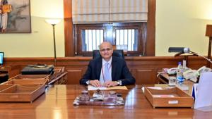 Vijay Keshav Gokhale takes charge as foreign secretary of India(Photo credit: @MEAIndia) Vijay Keshav Gokhale takes charge as foreign secretary of India(Photo credit: @MEAIndia)